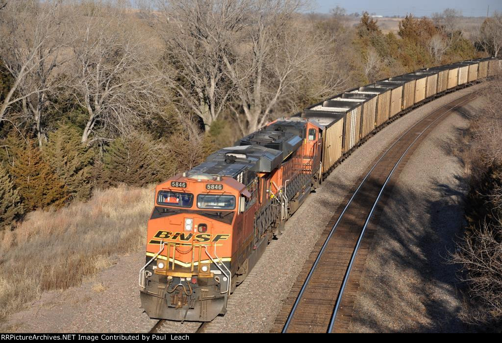 Westbound coal empties